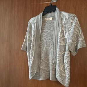 Faded Glory Gray Cardigan Sweater